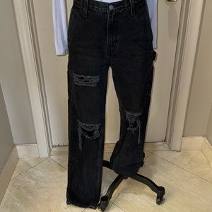 Carmar black jeans with holes